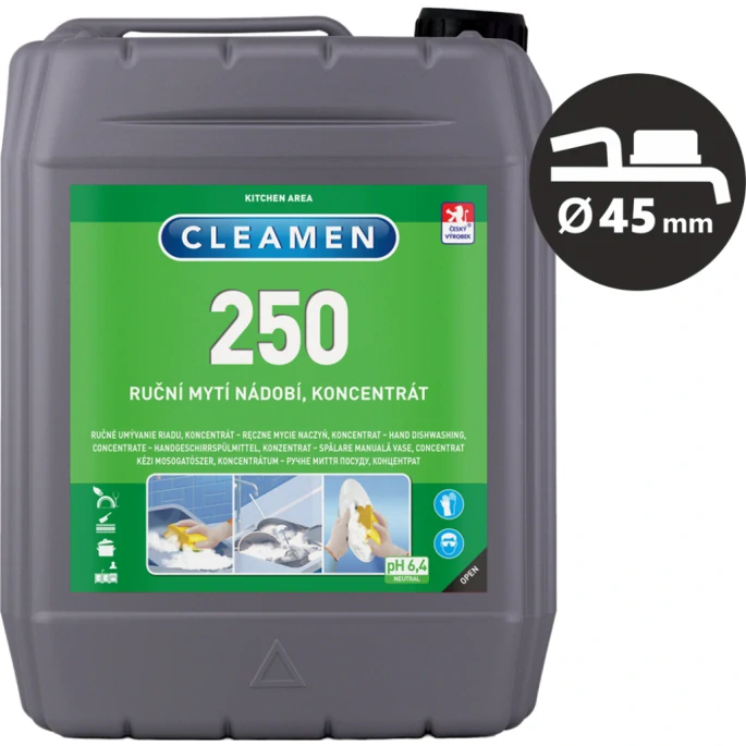 CLEAMEN 250, 5 l ruční mytí nádobí, koncentrát