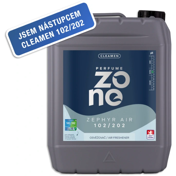 CLEAMEN PERFUME ZONE Zephyr air 102/202 5 l osvěžovač, neutralizátor pachů