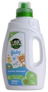 JUST GREEN Organický dětský prací gel 1500 ml, 30 praní