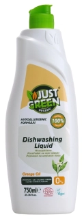 JUST GREEN Organický přípravek na nádobí 750 ml