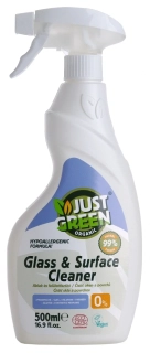 JUST GREEN Organický univerzální čistič na sklo a jiné povrchy 500 ml
