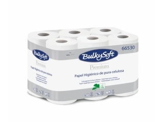 BulkySoft toaletní papír, 19m, 180 útržků